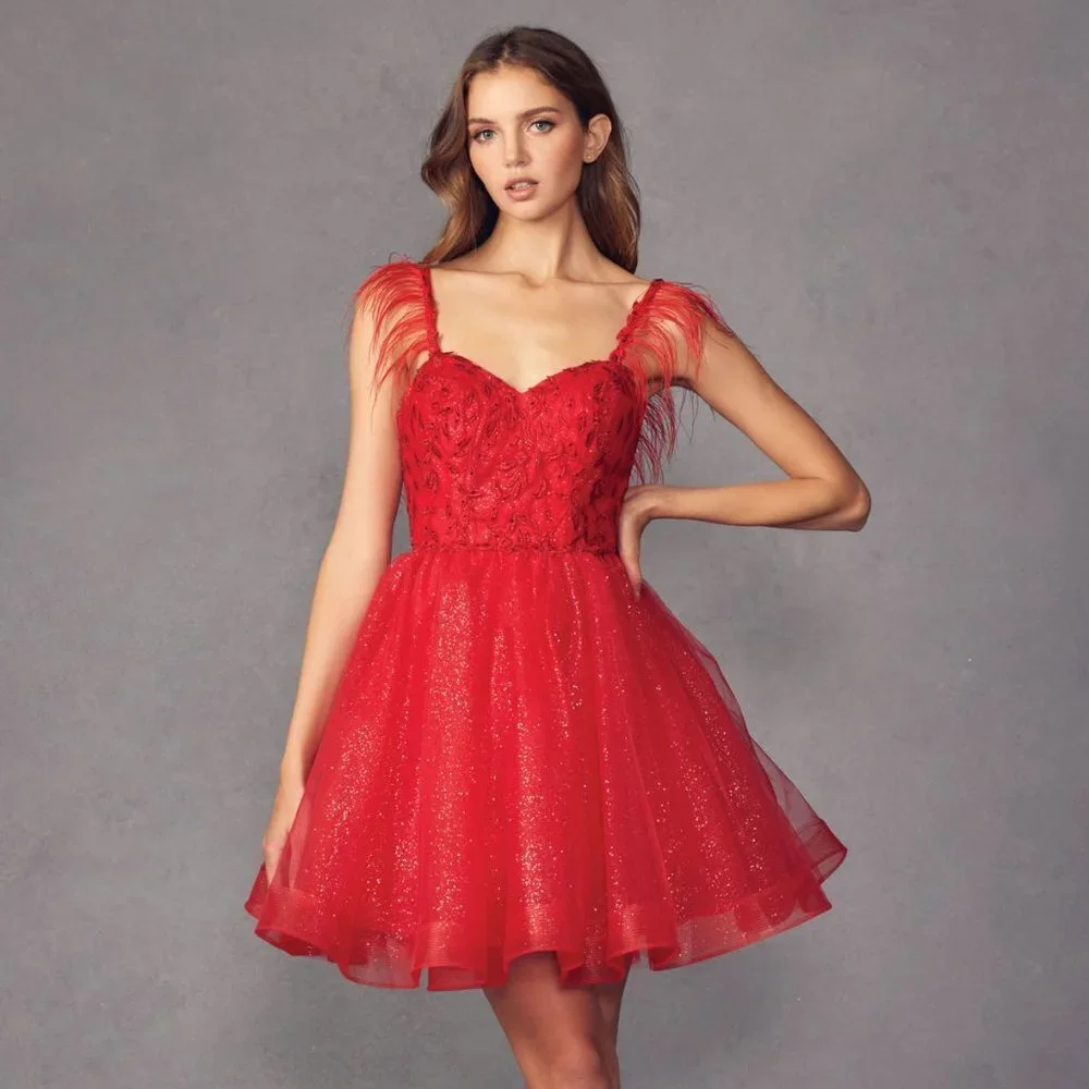 NEW SHORT OFF SHOULDER SLEEVELESS BABY DOLL DRESS EMBROIDERED WITH LACE JT 881